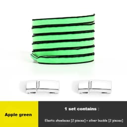 Magnetic Lock No tie Shoe laces Double color Elastic Shoelaces Sneakers for Shoelace Kids Adult Laces One Size Fits All Shoes