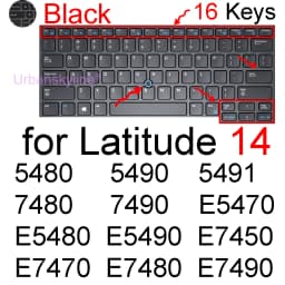 Keyboard Cover for Dell Latitude 14 5450 5440 5400 5401 5410 5411 5414 5420 5424 5430 5431 7450 Silicone Protector Case 14