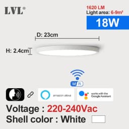 Modern Led Smart Ceiling Light Golden Wood Grain Dimmable Home Lighing WiFi Tuya App Voice Control Surface Mounting Ceiling Lamp