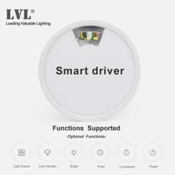 Modern Led Smart Ceiling Light Golden Wood Grain Dimmable Home Lighing WiFi Tuya App Voice Control Surface Mounting Ceiling Lamp