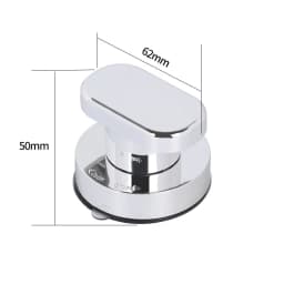 KK&FING Glass Door Sliding Door Handles Closet Cupboard Door Handles Toilet Lid Refrigerator Door Suction Cup Pulls Free Punch