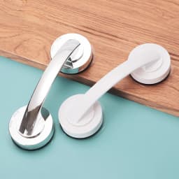 KK&FING Glass Door Sliding Door Handles Closet Cupboard Door Handles Toilet Lid Refrigerator Door Suction Cup Pulls Free Punch