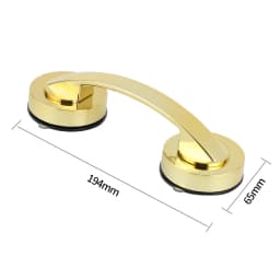 KK&FING Glass Door Sliding Door Handles Closet Cupboard Door Handles Toilet Lid Refrigerator Door Suction Cup Pulls Free Punch