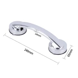 KK&FING Glass Door Sliding Door Handles Closet Cupboard Door Handles Toilet Lid Refrigerator Door Suction Cup Pulls Free Punch