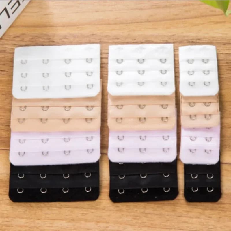 3pcs Extended Lengthened Belt Bra Extenders 3 Rows 2 Hooks 3 Hooks 4 Hooks Extension Accessories For Underwear