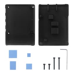 Raspberry Pi 4 Aluminum Alloy Case Metal Protective Enclosure Passive Cooling Shell Heat Dissipation for Raspberry Pi 4 Model B