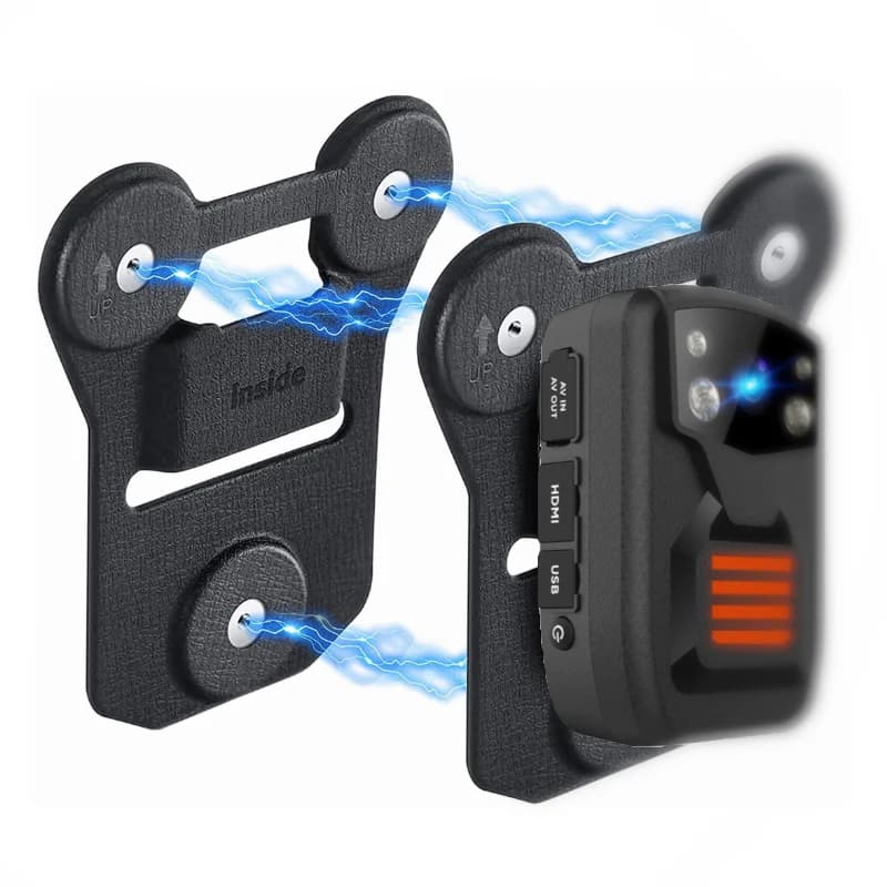 Universal Magnetic Police Camera Mount Compatible for All Brands Bodycams Strong Rare Earth Magnet Suction Clip