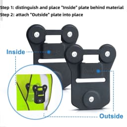 Universal Magnetic Police Camera Mount Compatible for All Brands Bodycams Strong Rare Earth Magnet Suction Clip