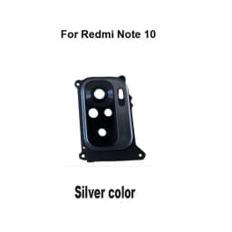 New For Xiaomi Redmi Note 10 10S Back Camera Glass Rear Lens Frame With Glue Sticker Adhesive 4G 5G 10T