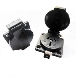 1pcs Black 10A 15A Australia Outdoor Industry Waterproof Socket New Zealand AU Power Electrical Wiring Receptacle Outlet 250V