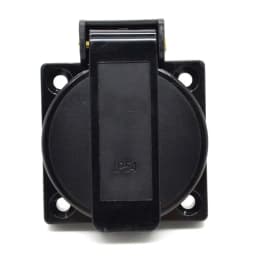 1pcs Black 10A 15A Australia Outdoor Industry Waterproof Socket New Zealand AU Power Electrical Wiring Receptacle Outlet 250V