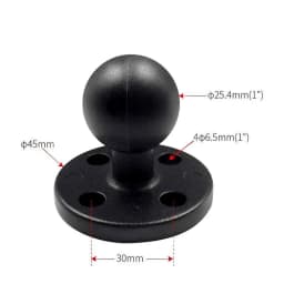 1 Inch Ball Head Motorcycle Base Stand for Garmin DSLR Gopro Xiaomi for Phone GPS Holder Mount Ram Mount Garmin Zumo/TomTom