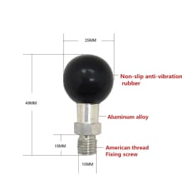 1 Inch Ball Head Motorcycle Base Stand for Garmin DSLR Gopro Xiaomi for Phone GPS Holder Mount Ram Mount Garmin Zumo/TomTom