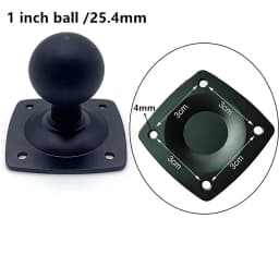 1 Inch Ball Head Motorcycle Base Stand for Garmin DSLR Gopro Xiaomi for Phone GPS Holder Mount Ram Mount Garmin Zumo/TomTom