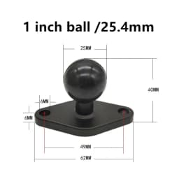 1 Inch Ball Head Motorcycle Base Stand for Garmin DSLR Gopro Xiaomi for Phone GPS Holder Mount Ram Mount Garmin Zumo/TomTom