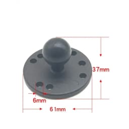 1 Inch Ball Head Motorcycle Base Stand for Garmin DSLR Gopro Xiaomi for Phone GPS Holder Mount Ram Mount Garmin Zumo/TomTom