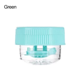 New 1PC Manually Rotatable Contact Lens Cleaner Case Portable Contact Lens Case Plastic Container Storage Holder Tools Accessori