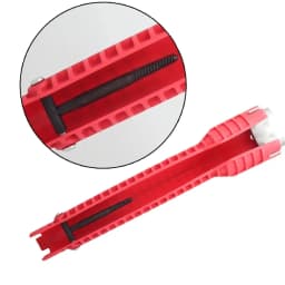 8 In 1 Flume Wrench Anti-slip Kitchen Sink Key Repair Wrench Bathroom Faucet Assembly Plumbing Installation Wrench Set
