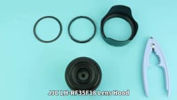 JJC Reversible RF 35mm Lens Hood Compatible With Canon RF 35mm F1.8 MACRO IS STM Lens for Canon EOS R RP Ra R5 R6 R7 R10 R3 C70