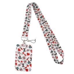 Ransitute R2239 Medical Equipment Nurse Card Holder ID Holder Bus Card Holder Staff Card Lanyard For Keys Phone DIY Hang Rope