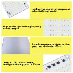 LED COB Lamp Bead 10W 20W 30W 50W 100W 150W 200W AC 220V Smart IC No Need Driver DIY Flood Light Led Bulb Spotlight Chip Lamp