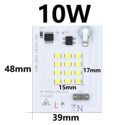 LED COB Lamp Bead 10W 20W 30W 50W 100W 150W 200W AC 220V Smart IC No Need Driver DIY Flood Light Led Bulb Spotlight Chip Lamp