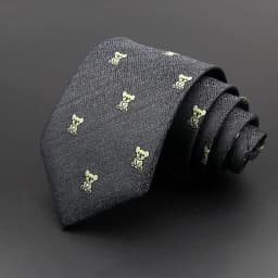New Fashion 8cm Men's Floral Tie Animal Print Jucquard Necktie Suit Men Business Wedding Party Formal Neck Ties Gifts Cravat