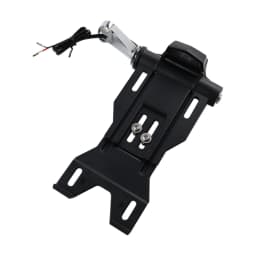 Motorcycle Side License Plate Holder LED Display Bracket For Harley Sportster XL883 XL 1200 Dyna Low Rider FXDLS Street Bob FXDB