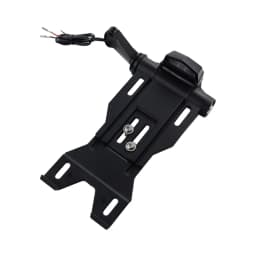 Motorcycle Side License Plate Holder LED Display Bracket For Harley Sportster XL883 XL 1200 Dyna Low Rider FXDLS Street Bob FXDB