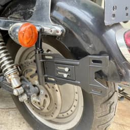 Motorcycle Side License Plate Holder LED Display Bracket For Harley Sportster XL883 XL 1200 Dyna Low Rider FXDLS Street Bob FXDB