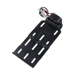 Motorcycle Side License Plate Holder LED Display Bracket For Harley Sportster XL883 XL 1200 Dyna Low Rider FXDLS Street Bob FXDB