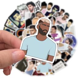 10/30/50PCS British Singer Zayn Malik Stickers Waterproof Snowboard Laptop Luggage Guitar Graffiti Decal Sticker for Kid Toys