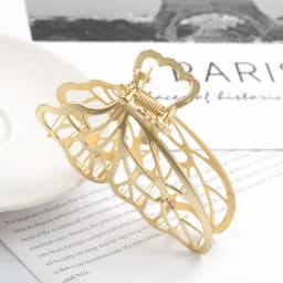 2021 New Women Elegant Gold Hollow Geometric Metal Hair Claw Vintage Hair Clips Headband Hairpin Hair Crab Hair Accessories