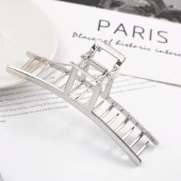 2021 New Women Elegant Gold Hollow Geometric Metal Hair Claw Vintage Hair Clips Headband Hairpin Hair Crab Hair Accessories