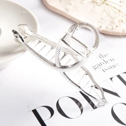2021 New Women Elegant Gold Hollow Geometric Metal Hair Claw Vintage Hair Clips Headband Hairpin Hair Crab Hair Accessories
