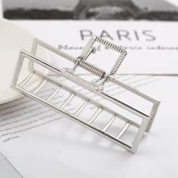 2021 New Women Elegant Gold Hollow Geometric Metal Hair Claw Vintage Hair Clips Headband Hairpin Hair Crab Hair Accessories