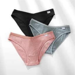 FINETOO 3Pcs/Set Women's Cotton Panties Fashion Letter Underpants Female Low-rise Briefs Underwear Sexy Ladies Lingerie M-2XL