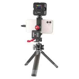 Ulanzi ST-27 Metal Vertical Shooting Phone Mount Holder Clip with Cold Shoe for Rode Wireless Go Microphone Video Light Vlog