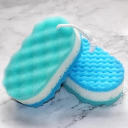 Three-layer Bath Sponge Body Brush Skin Clean Massage Cleaning Shower Brushes Kids Adults Foam Scrubbing Towel Rope Holder