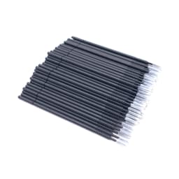 100pcs Long Head Microbrush Applicators Eyelash Extensions Eyelash Glue Cleaning Brushes Eyelash Brush