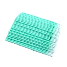100pcs Long Head Microbrush Applicators Eyelash Extensions Eyelash Glue Cleaning Brushes Eyelash Brush