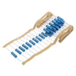 60pcs 2W Metal Film Resistor 2W 1% 0R - 1M 0 2.2 10 100 120 150 220 270 330 390 910 1K 2.2K 4.7K 9.1K 10K 15K 100K 470K 1M ohm