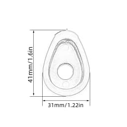 REALZION 4Pcs Front or Rear Motorcycle Turn Signal Light Indicator Adapter Spacers For YAMAHA FZ1 FZ6 FZ8 FZ16 XJ6 XSR 700 XSR