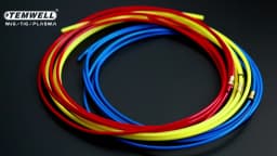 MIG MAG Welding Torch PTFE Liner 0.6-0.8/0.8-1.0/1.2-1.6 Welding Wire Euro Central Quick Connector Kit 3M 4M 5M Red Yellow Blue