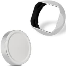 Haoge LH-S245N Bayonet Square Metal Lens Hood for Sony FE 50mm F2.5 G FE 40mm F2.5 G FE 24mm F2.8 G Lens Shade with Cap
