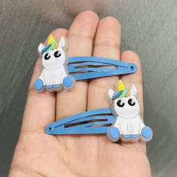 2Pcs/set Luminous Unicorn Hair Accessories Children Rubber Bands Scrunchies Elastic Hair Bands Girls Hair ring Decorations Ties