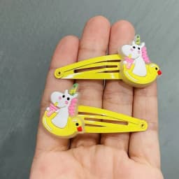 2Pcs/set Luminous Unicorn Hair Accessories Children Rubber Bands Scrunchies Elastic Hair Bands Girls Hair ring Decorations Ties
