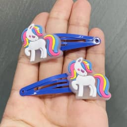 2Pcs/set Luminous Unicorn Hair Accessories Children Rubber Bands Scrunchies Elastic Hair Bands Girls Hair ring Decorations Ties