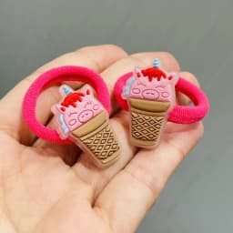 2Pcs/set Luminous Unicorn Hair Accessories Children Rubber Bands Scrunchies Elastic Hair Bands Girls Hair ring Decorations Ties