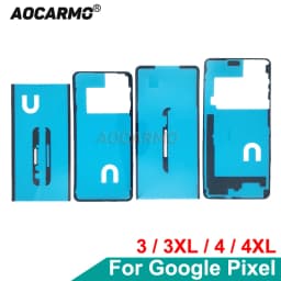 Aocarmo For Google Pixel 2 3 4 XL 5 5a 6 Pro Lcd Screen Display Sticker Front Middle Frame Back Battery Cover Door Adhesive Glue